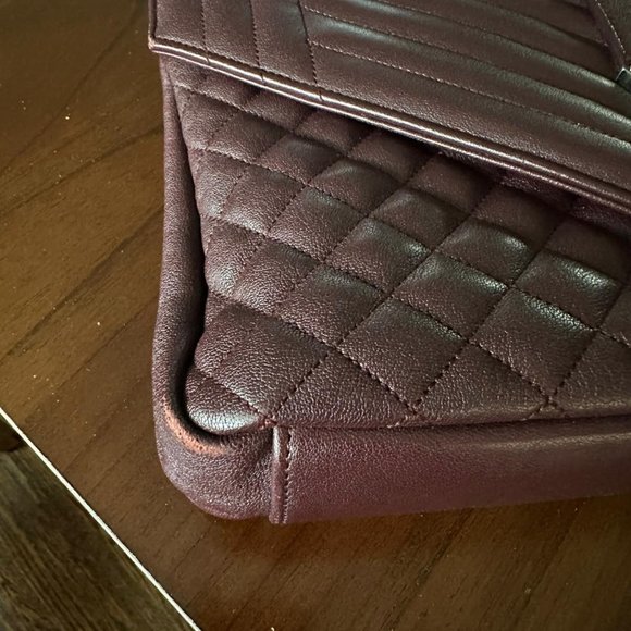 Yves Saint Laurent burgundy Shoulder Bag - Picture 3 of 6